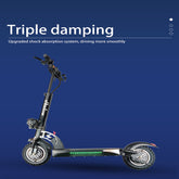 48V 2400W Dual Motor Electric Scooter – 60KM Long Range for Adults